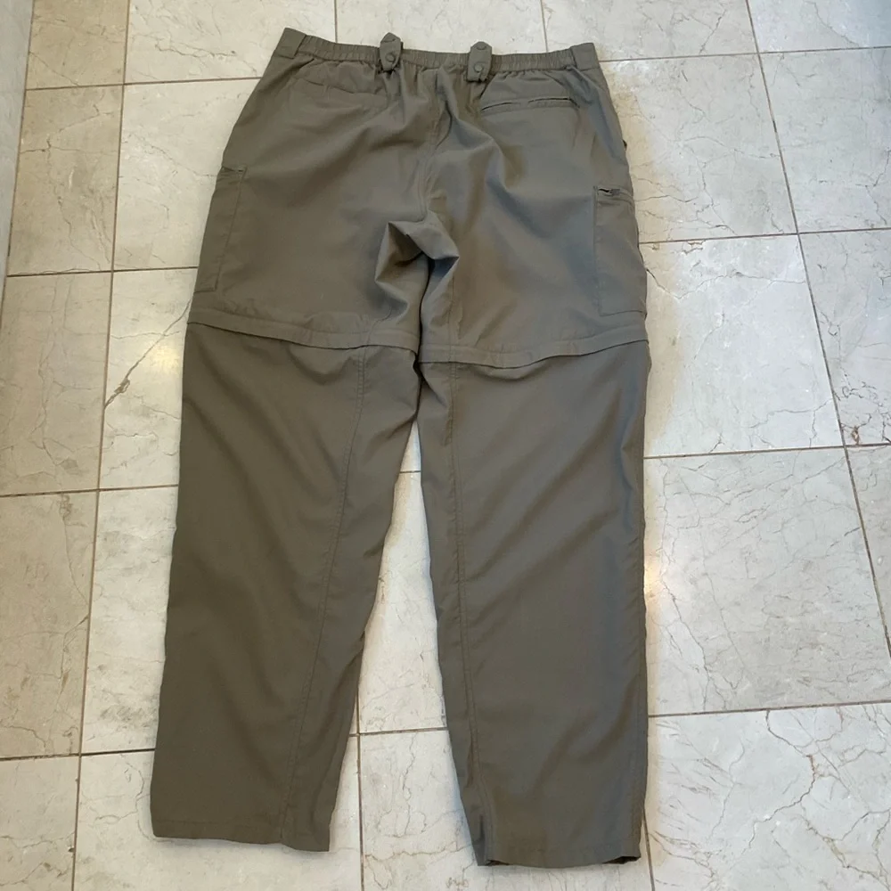 Exofficio Convertible Cargo Pants Men XL Tan Outdoors Hiking Fishing 32" Inseam - Picture 8 of 13